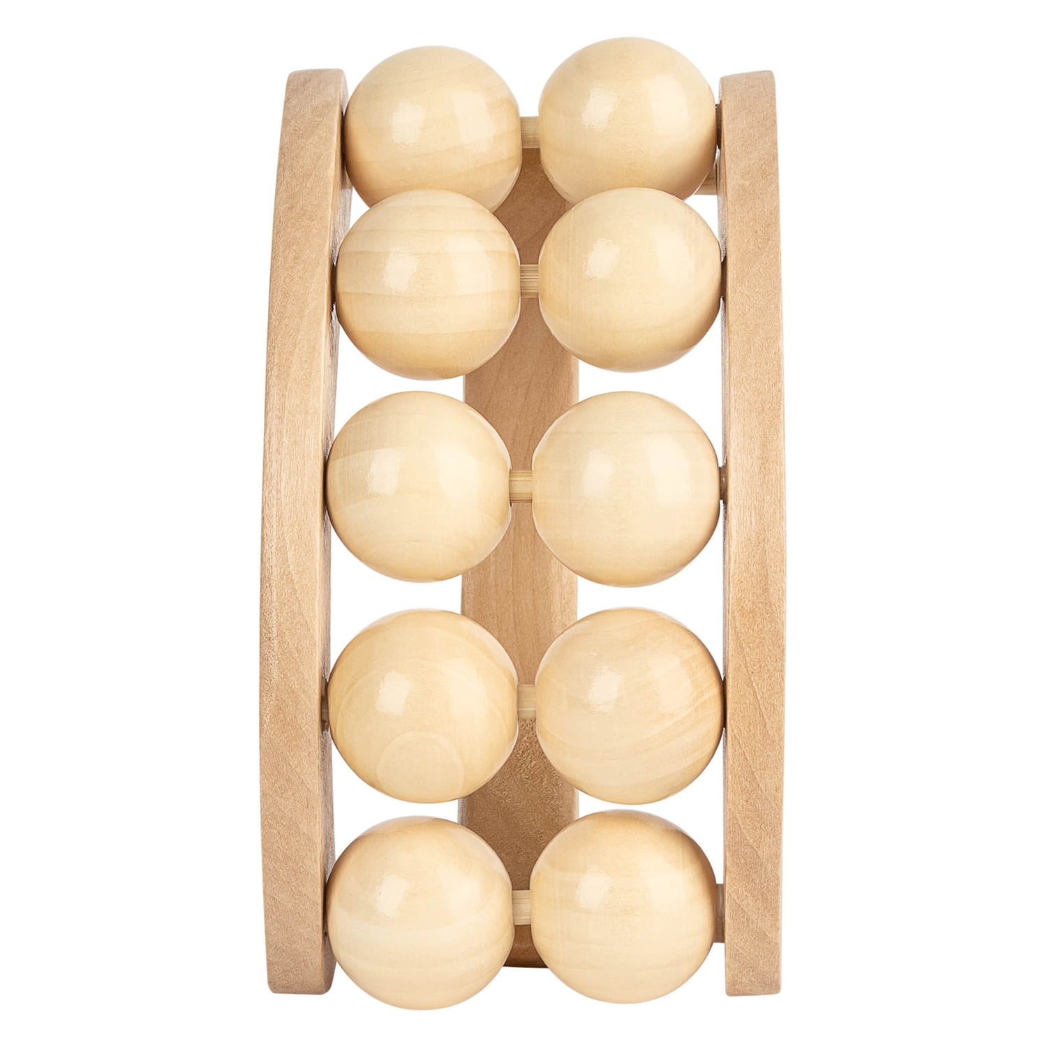 Brookstone Handheld Wooden Body Massager, Wood, WL1163-CMA