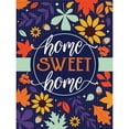 thumbnail image 3 of Hogan, Melody 12x14 Black Modern Framed Museum Art Print Titled - Navy Home Sweet Home Fall Floral, 3 of 5