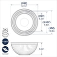 thumbnail image 3 of Nordic Ware 8- Piece Covered Bowl Set, 3 of 3