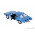 thumbnail image 4 of 1969 Pontiac GTO, Blue - Welly 22501 - 1/24 Scale Diecast Model Toy Car (Brand New, but NOT IN BOX), 4 of 4
