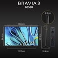 thumbnail image 2 of Restored Sony 65" 4K Ultra HD BRAVIA 3 LED Smart Google TV (K65S30, 2024) Model - Open Box, 2 of 5