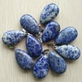 thumbnail image 4 of K-KED Wholesale 10pcs Natural Sodalite Stone Water Drop Pendants 25x40mm Necklaces, 4 of 4