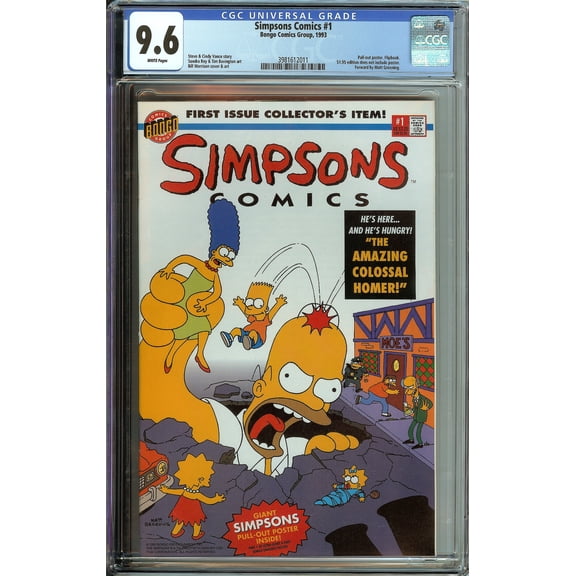 Simpsons Comics #1 - CGC 9.6 Comic Book