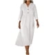 thumbnail image 1 of Vestido Largo de Manga Larga para las Mujeres Lino Suelto Bolsillo Cuarto Vestido de Manga, Vestido de Manga Larga de las Mujeres Desgaste Maxi Casual, 1 of 7