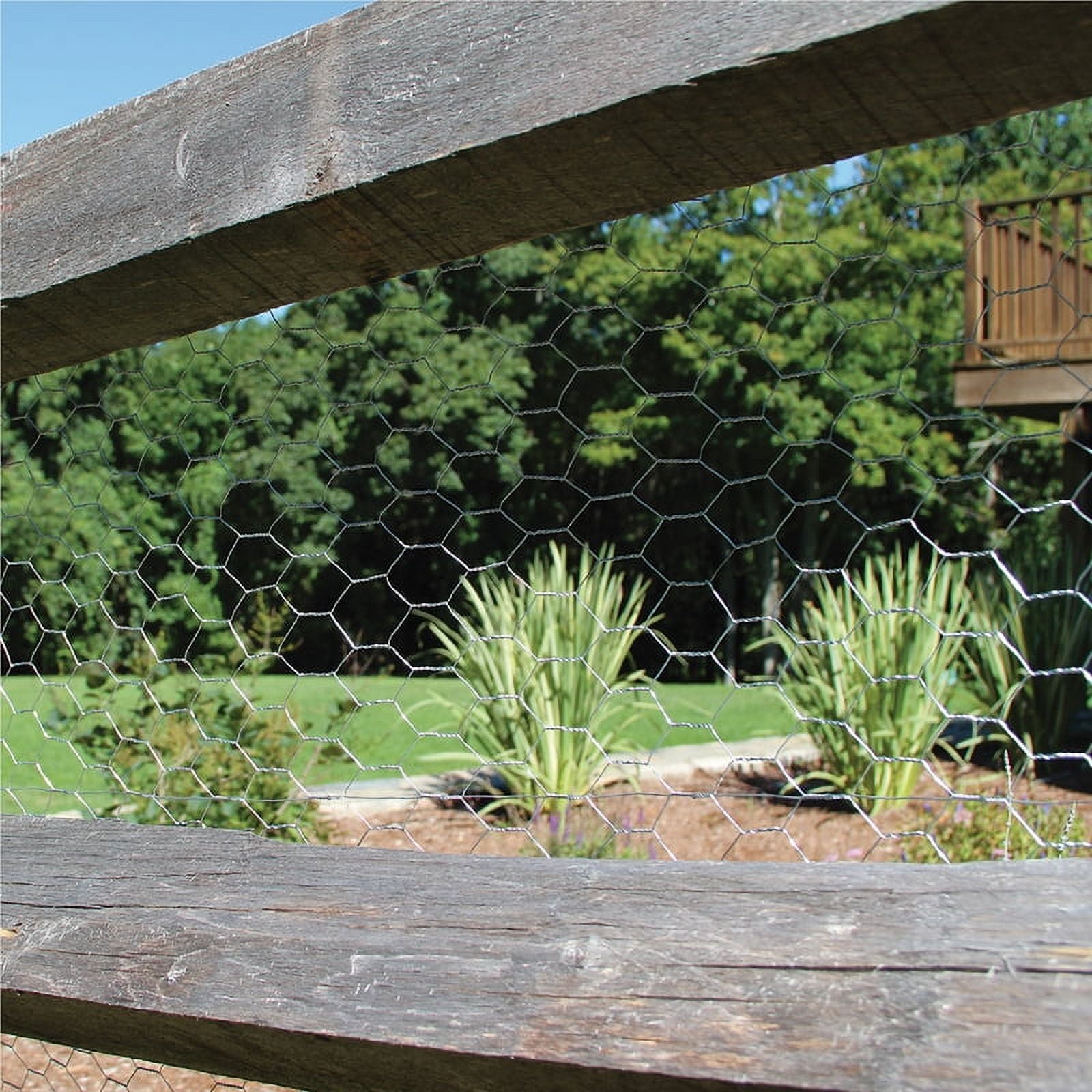 Garden Zone 12.90" x 12.90" Galvanized Steel Poultry Netting