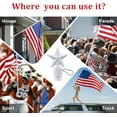 thumbnail image 5 of OLIYNEDY White House Flag Pole Kit - 5ft Tangle Free Flag Pole with Bracket, Heavy Duty American Flag Poles for 3x5 Flags Outdoor, 5 of 7