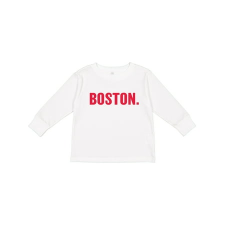 

Inktastic Boston Period Gift Toddler Boy or Toddler Girl Long Sleeve T-Shirt