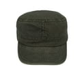 thumbnail image 2 of WITHMOONS Washed Cotton Cadet Cap Vintage Military Army Hat Mens Womens YZ40122 (Green), 2 of 5