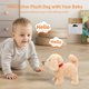 thumbnail image 4 of Monealpis Interactive Walking Dog Toy - Toddler Walking Plush Dog Toys for Kids, Toys for Girls 2 Years Old - Electronic Golden Retriever Plush Toy with Singing, Barking, and Talking, 4 of 5