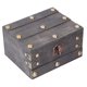 thumbnail image 5 of CAJA DE COFRE DEL TESORO VINTAGE, CAJA DE ALMACENAMIENTO DE MADERA CON CERRADURA DE 145X120X85 MM, CAJA DELECTIVA RETRO CATA CON BISAGRAS PARA JOYAS, OBJETOS PEQUESTOS,, 5 of 7