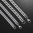 thumbnail image 4 of 4.8mm/5.8mm/6.6mm/7.5mm/9.2mm Stainless Steel Cuban Link Chains Classic Men Boy Curb Chunky Necklace 14 to 30 Inches, 4 of 5