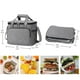 thumbnail image 2 of Bolsa de almuerzo aislada para hombres y mujeres, forro a prueba de fugas con aislamiento térmico, correa de hombro ajustable para facilitar su transporte, gran capacidad para el trabajo de oficina,, 2 of 7