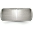 thumbnail image 4 of Chisel Stainless Steel Brushed and Polished 10.2mm Beveled Edge Band - Ring Size 9.5, 4 of 8