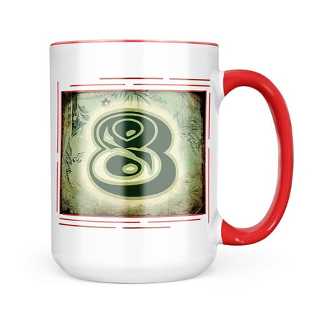 

Neonblond 8 Vintage circus characters old green letter Mug gift for Coffee Tea lovers