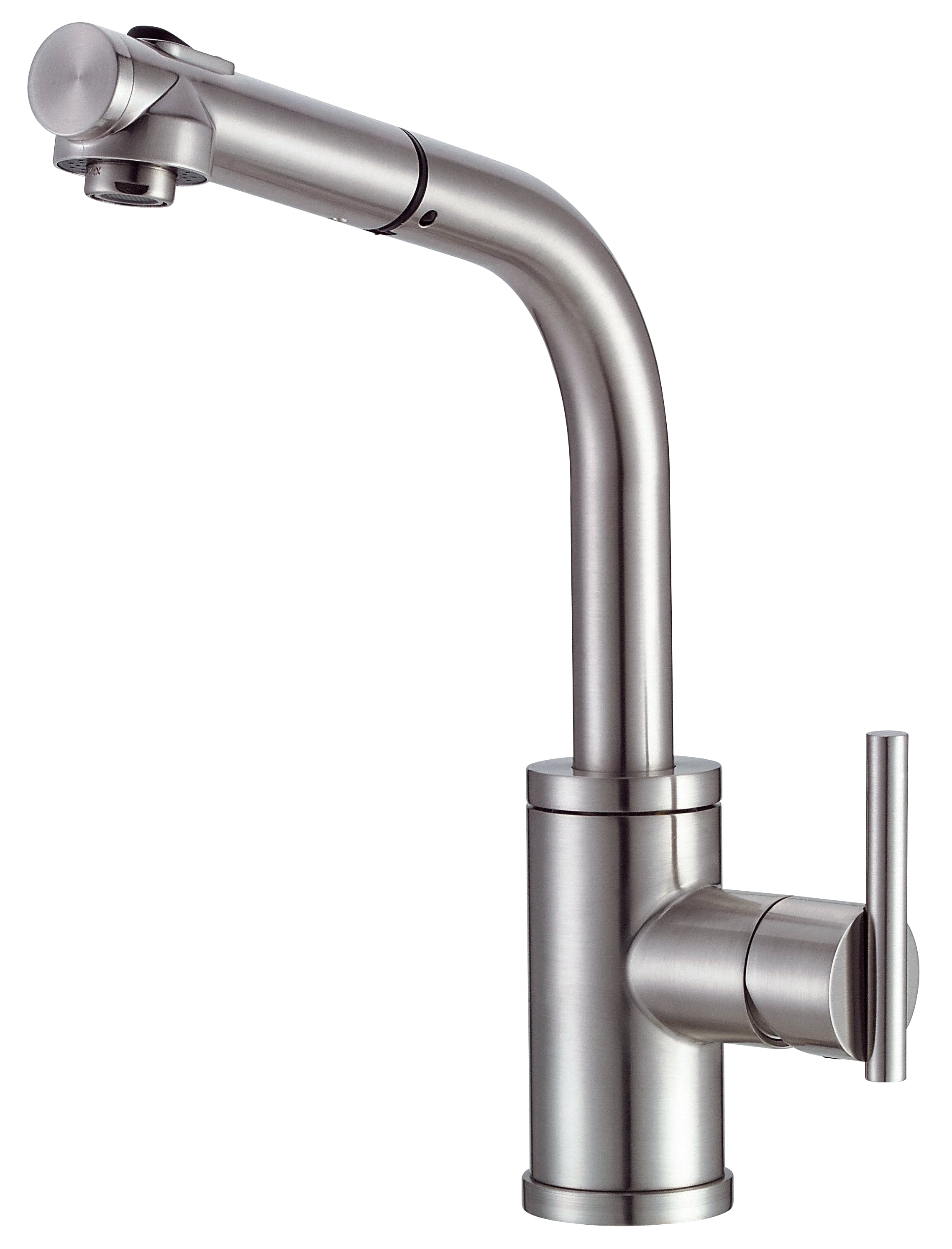 Danze Parma Single Handle PullOut Kitchen Faucet with SnapBack