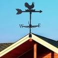 thumbnail image 3 of S SERENABLE Fence Mount Weathervane Weather Vane Vintage Outdoor 1, 3 of 8