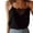 Black, variant on Women Summer Tops Fashion Womens Lace Sexy Vest Camisole Sleeveless Solid T-Shirt Tops Bras Small Cropped Take Top Set Women Body Shape Top Casual Tie Woman Camisole for plus Size 2x Black XL