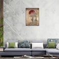 thumbnail image 5 of Japanese Samurai Wall Art Cherry Blossom Positive Motivational Pictures Wall Decor Vintage Warrior Canvas Print Artwork Home Decorations Framed Ready to Hang for Living Room Office Gym 12"x16", 5 of 6