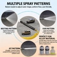 thumbnail image 5 of High-Pressure Power Washer Nozzle Set with Metal Connectors, Garden Hose Sprayer for Car Washing & Outdoor Cleaning, 5 of 6