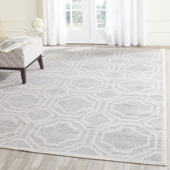 Safavieh Amherst Winnie Geometric Area Rug, Light Gray/Ivory, 8' x 10'