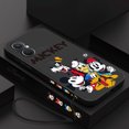 thumbnail image 3 of Disney-funda de Mickey Mouse para OPPO Find X5 X3 X2 Lite Pro Neo A5 A53 A94 4G 5G Liquid Left Rope Soft Cover, 3 of 5
