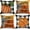 Multicolor, variant on Fall Pillow Covers 18 x 18 Inch Set of 4, Buffalo Bowknot Pumpkin Maple Leaf Decorative Throw Cushion Cases Farmhouse Thanksgiving Decor Indoor Decoration for Home Sofa Couch (Orange) 392-18