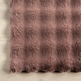 thumbnail image 4 of nuLOOM Jeni SuperiorWash Solid Faux Rabbit Machine Washable Area Rug, 3' 9" x 6', Jeni Burgundy, 4 of 10