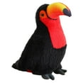 thumbnail image 1 of Tucán de peluche de juguete realista, decoración, regalo, accesorios para fotos, animal de peluche resistente para Rojo, 1 of 9