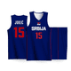 thumbnail image 2 of Camisetas deportivas de baloncesto de SRBIJA Camiseta superior Costura bordado Deportes al aire libre de alta calidad NO 15 Nikola Jokic Camisetas 2023 Nuevo, 2 of 5