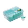 thumbnail image 2 of yotijay Bento Box Meal Prep Container,Multipurpose,Rectangle Portable Snack Box Reusable green1650ml, 2 of 9