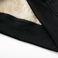 thumbnail image 5 of Yaoyar Men's Sherpa Lined Hoodie Jacket Winter Warm Heavy Weight Zip Up Hooded Sweatshirt Thick Fleece Coats, 5 of 8