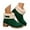 Green, variant on Boots for Women,Stylish Platform Heel Mid Calf Suede Winter Boots For Women Cozy Comfortable And Warm Footwear,Knee High Boots Women,Orange,10.5