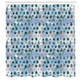 thumbnail image 2 of Ambesonne Modern Shower Curtain, Abstract Blue Drops Print, 69"Wx70"L, Forest Green, 2 of 4