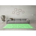 thumbnail image 3 of Ahgly Company Indoor Rectangle Oriental Emerald Green Industrial Area Rugs, 8' x 12', 3 of 4