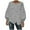 Gray, variant on Herrnalise Women's Knitted Crop Tops Solid Color Casual Hollow Chain Link Loose Knitted Sweater Pullover Jumper Sweaters