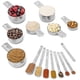 thumbnail image 2 of Juego de tazas y cucharas medidoras de acero inoxidable Hudson Essentials (juego de 14 piezas), 2 of 5