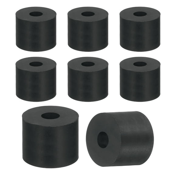 12Pack Thick Rubber Spacer, 1 Inch OD x 3/8 Inch ID x 13/16 Inch Thickness