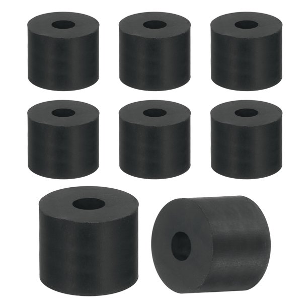 12 Paquete Espaciador de Caucho Grueso, 1 Pulgada OD x 3/8 Pulgada ID x 13/16 Pulgada Grosor