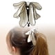 thumbnail image 2 of Lazo para el pelo tipo banana para mujer, lazo coreano para coleta, banana para coleta, para cabello grueso, accesorios (blanco), 2 of 8