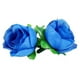 thumbnail image 3 of 200 Rosas Artificiales, 3 cm de , Decoracion de La Boda, Azul Marino, 3 of 4
