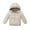 Beige, variant on fatyb Big Boys Girls Hooded Puffer Jacket Zip up Long Sleeve Winter Warm Down Coat with Zipper Pockets