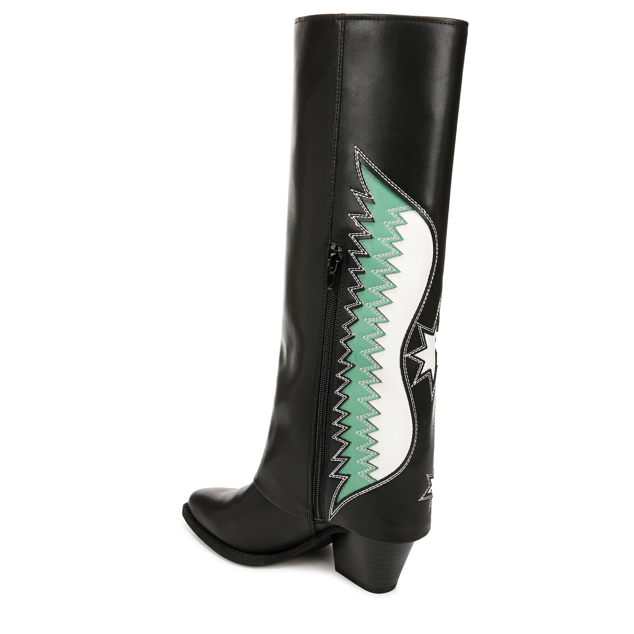 Zodiac Womens Rowena-Wings Zip Tall Western Boots