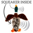 thumbnail image 3 of Juguete de peluche para perros ME GUSTA SHOP Mallard Squeak Duck, 3 of 9