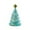 Green B, variant on Kabnic Glass Christmas Tree, Battery Operated Lighted Xmas Trees Decorations Tabletop Centerpiece Mantel Window Home Decorr