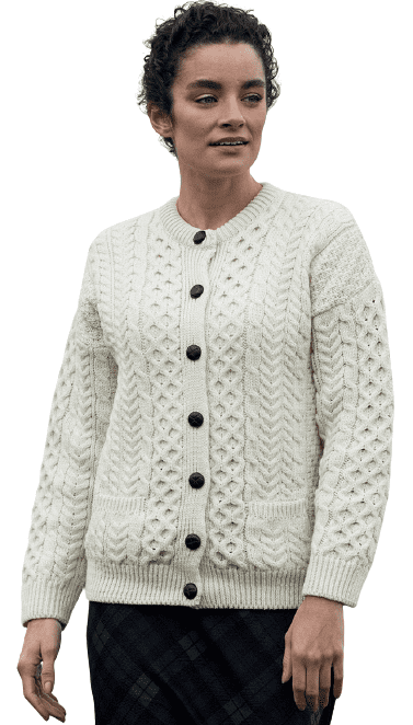 button up cardigan with collar