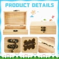 thumbnail image 3 of Caja de Almacenamiento de Madera Tuanse sin Acabado 15x10x5 cm (12 Piezas), 3 of 7