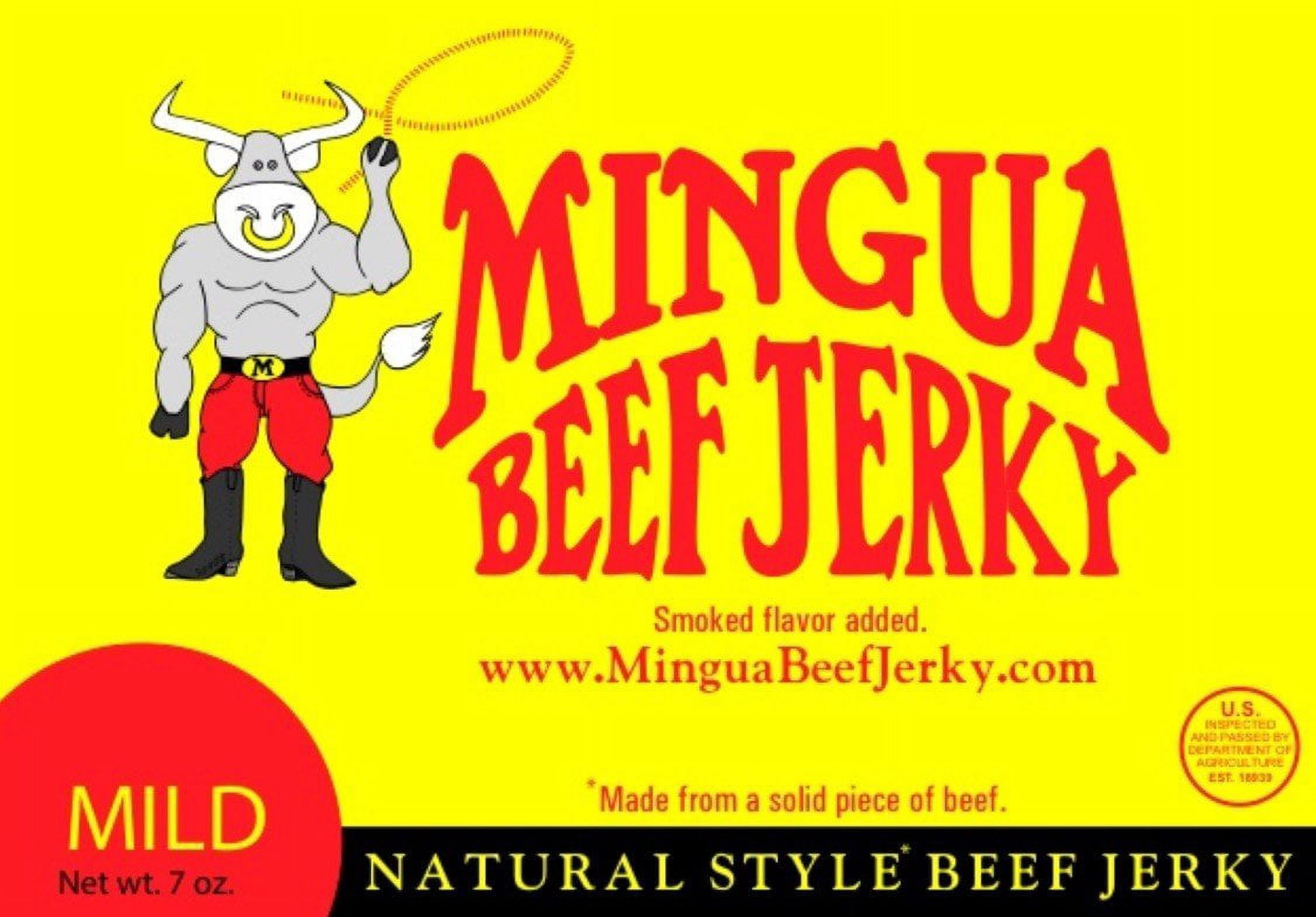 Mingua Beef Jerky Mild, 7 OZ (1-Bag)