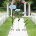 thumbnail image 3 of Eternal Blue Corn Poppy Decoration, Eco-Friendly Wedding Flower 3-Set 31.4in Base, 3 of 19
