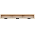thumbnail image 4 of Nexera Slim Wall-Mounted Tv Stand Fits Tv's up to 72" with 3 Storage Cabinets, Natural Blonde Oak, 4 of 9