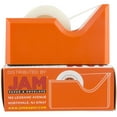 thumbnail image 2 of JAM Paper Colorful Desk Tape Dispensers, 4.5 x 2.5 x 1.75, Orange, 1 per Pack, 2 of 5